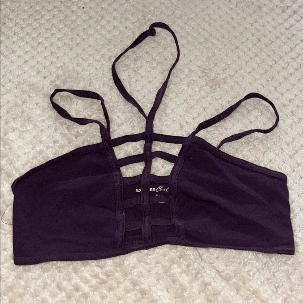 Express purple bralette